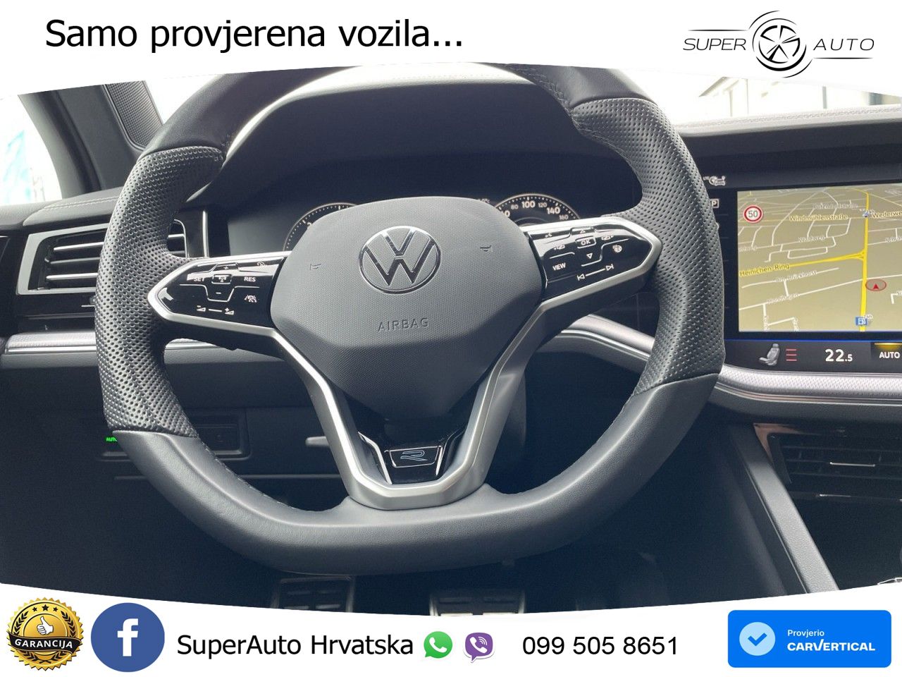 Volkswagen Touareg 3.0 V6 TDI (286 KS) 4MOTION Tiptronic R-Line ZRAČNI+ACC+4xGR SJED+KAM