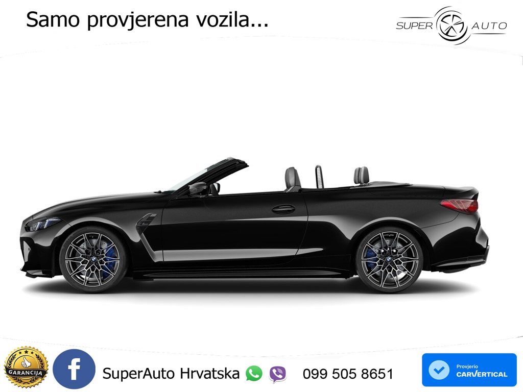 BMW M4 Convertible Competition 3.0 (530 KS) xDrive Steptronic LED+GR SJED+ACC