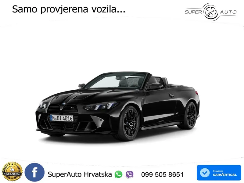 BMW M4 Convertible Competition 3.0 (530 KS) xDrive Steptronic LED+GR SJED+ACC