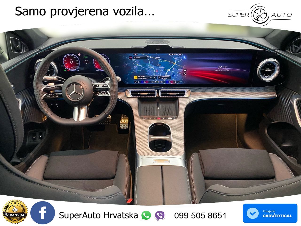 Mercedes GLC 400 94 kWh (489 KS) 4MATIC EQ Technology AMG ZRAČNI+ACC+GR SJED+KAM+PANO