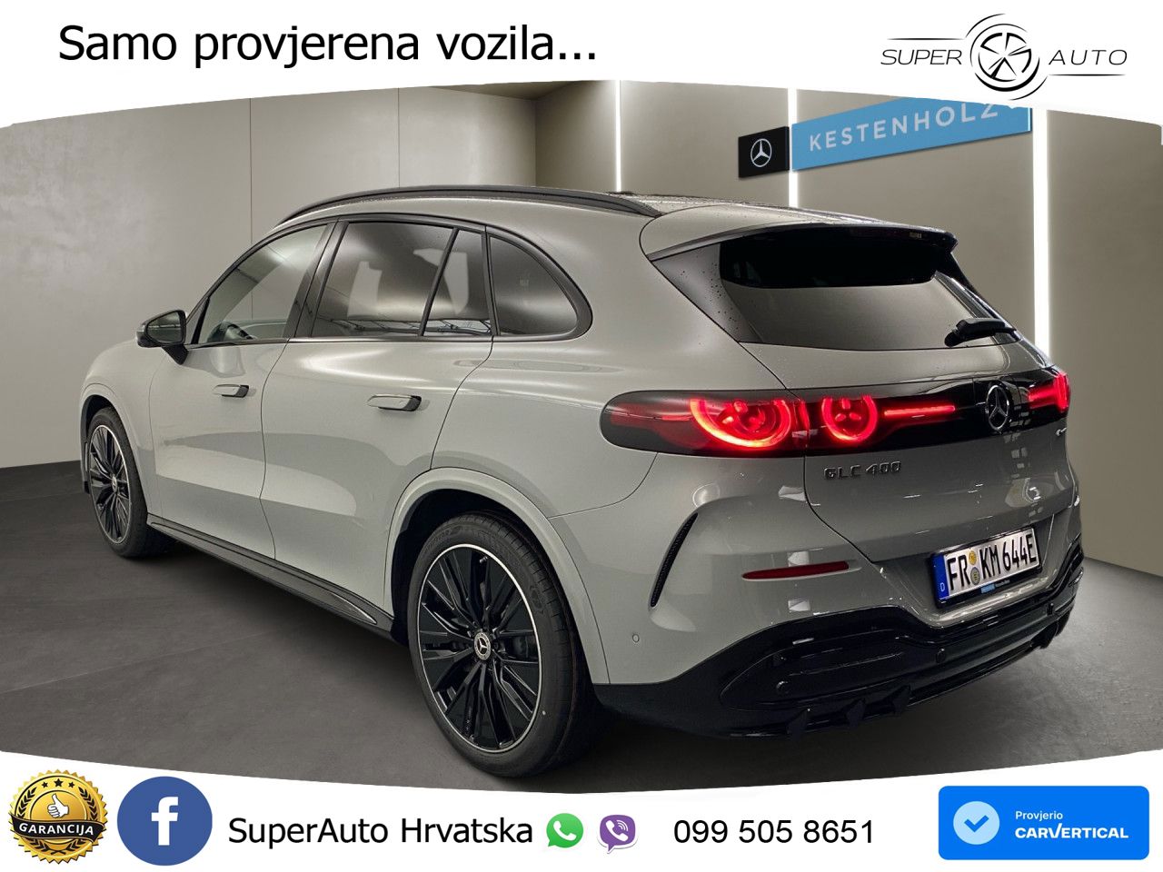 Mercedes GLC 400 94 kWh (489 KS) 4MATIC EQ Technology AMG ZRAČNI+ACC+GR SJED+KAM+PANO