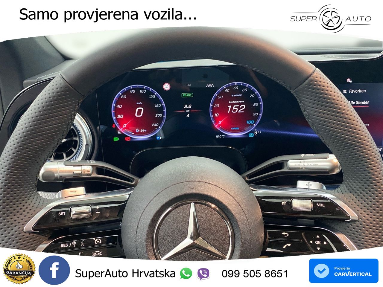 Mercedes GLC 400 94 kWh (489 KS) 4MATIC EQ Technology AMG ZRAČNI+ACC+GR SJED+KAM+PANO