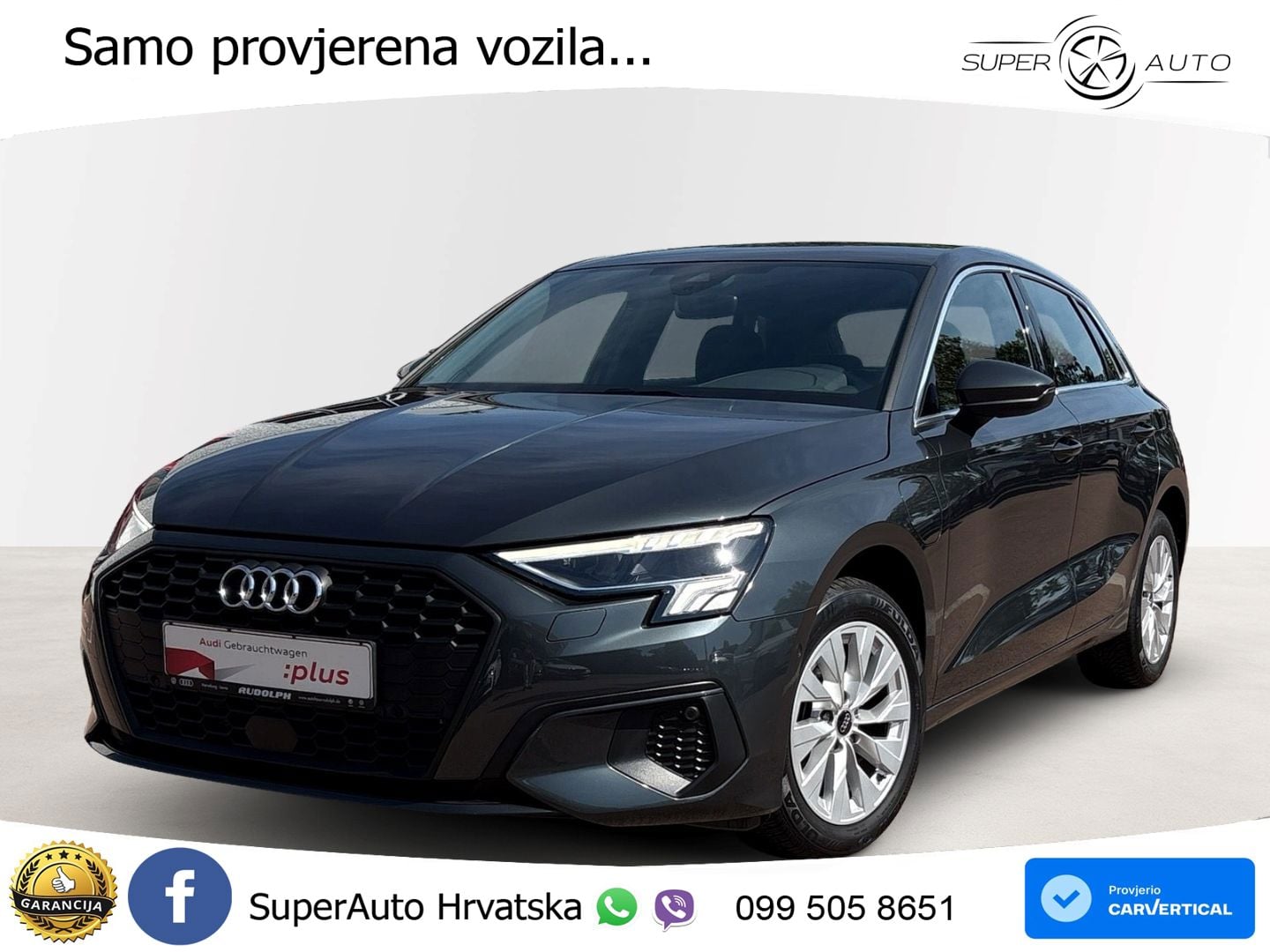 Audi A3 40 TFSIe (204 KS) S tronic LED+GR SJED+ACC