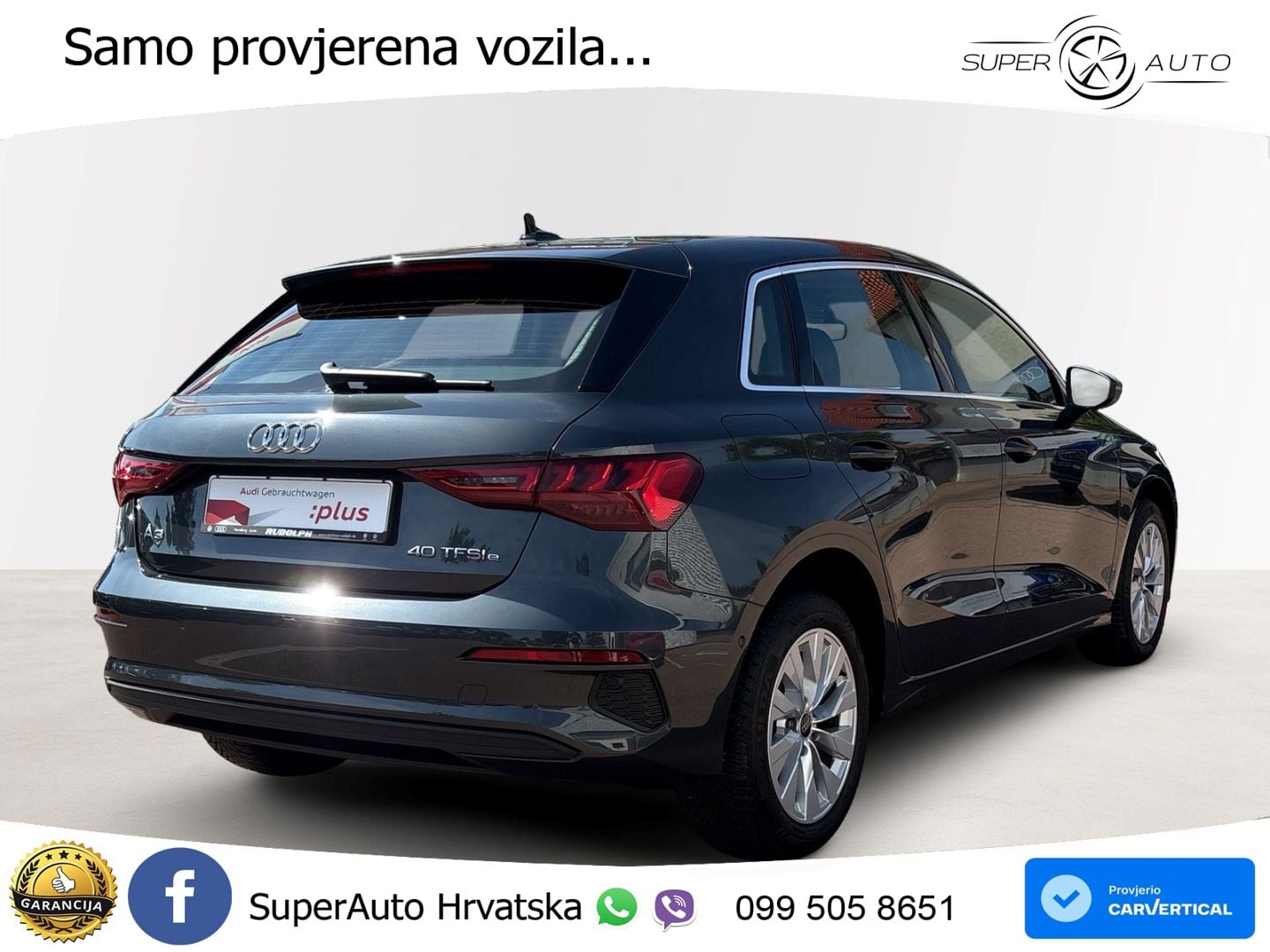 Audi A3 40 TFSIe (204 KS) S tronic LED+GR SJED+ACC