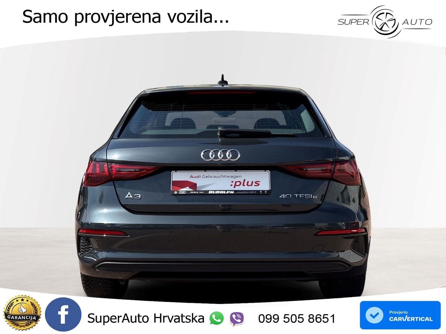 Audi A3 40 TFSIe (204 KS) S tronic LED+GR SJED+ACC