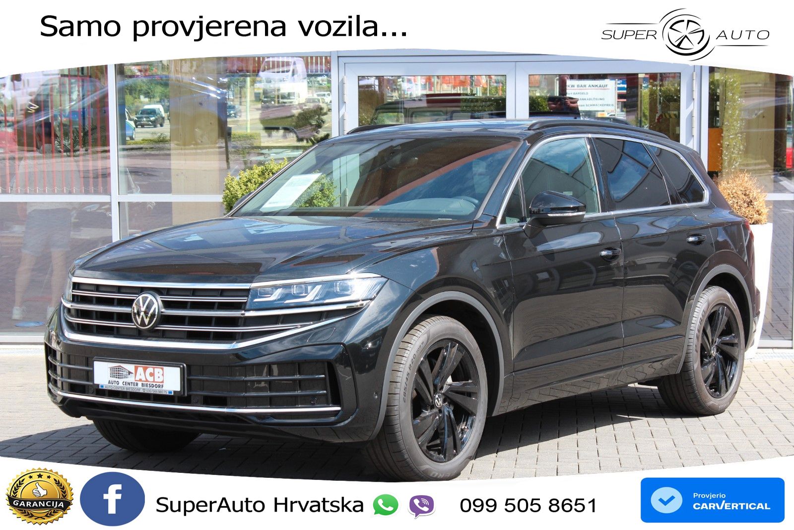 Volkswagen Touareg 3.0 V6 TDI (286 KS) 4MOTION Tiptronic ZRAČNI+ACC+GR SJED+KAM+PANO