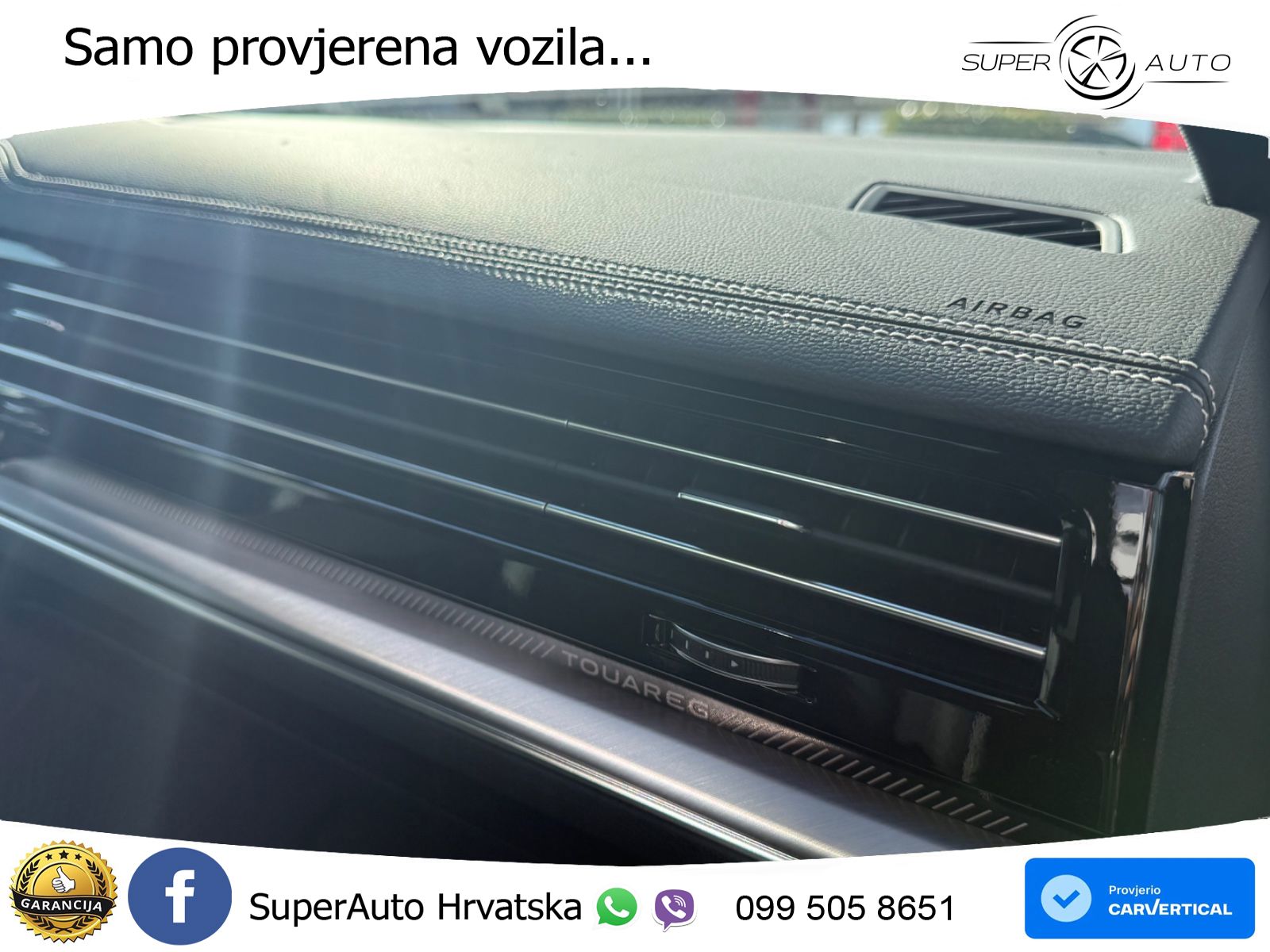 Volkswagen Touareg 3.0 V6 TDI (286 KS) 4MOTION Tiptronic ZRAČNI+ACC+GR SJED+KAM+PANO