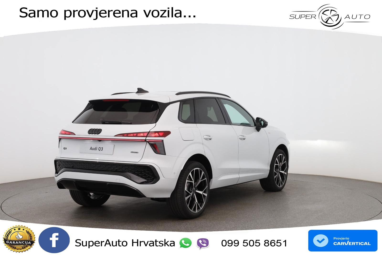 Audi Q3 2.0 TFSI (204 KS) quattro S tronic MATRIX+GR SJED+KAM