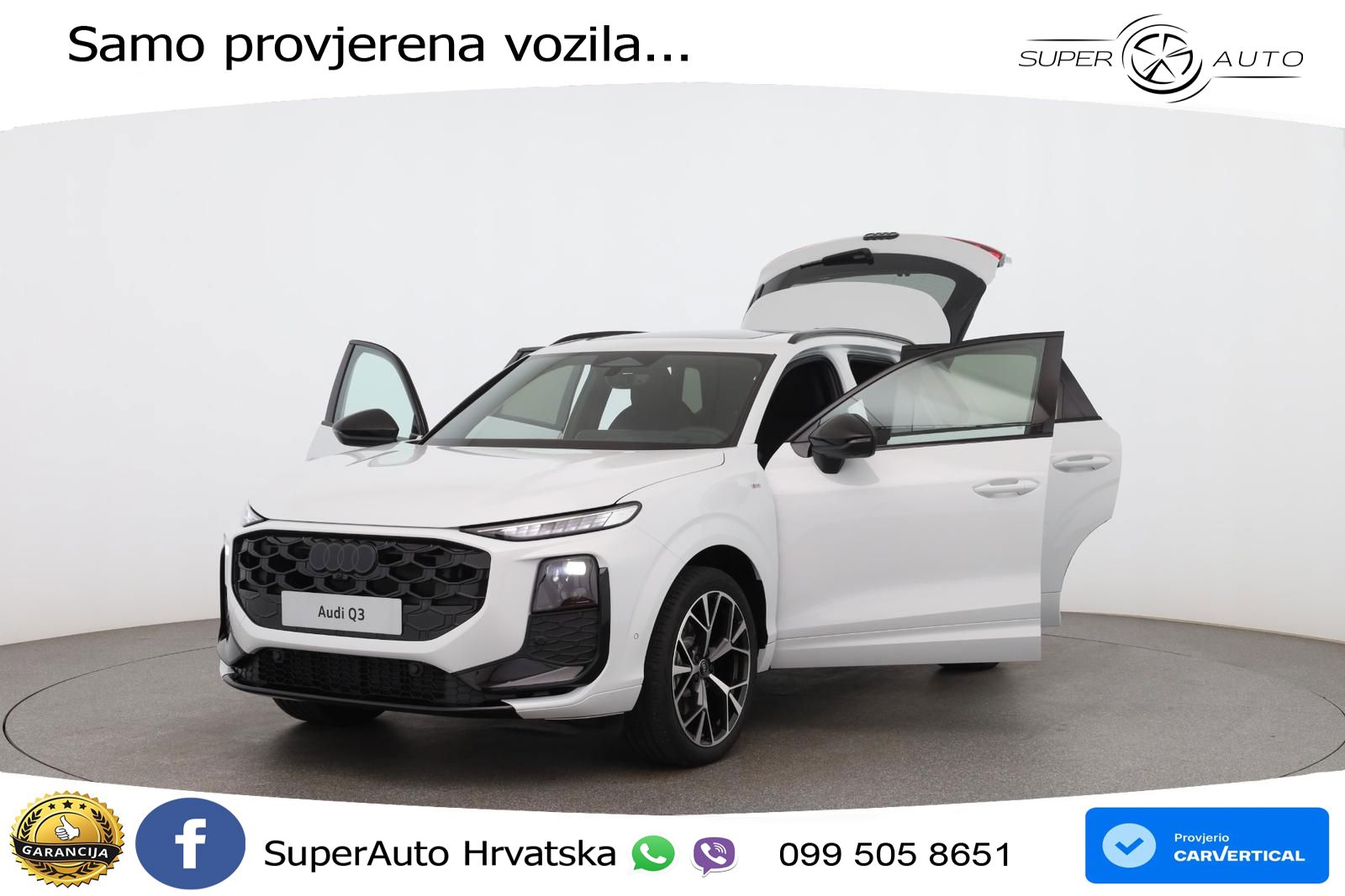 Audi Q3 2.0 TFSI (204 KS) quattro S tronic MATRIX+GR SJED+KAM