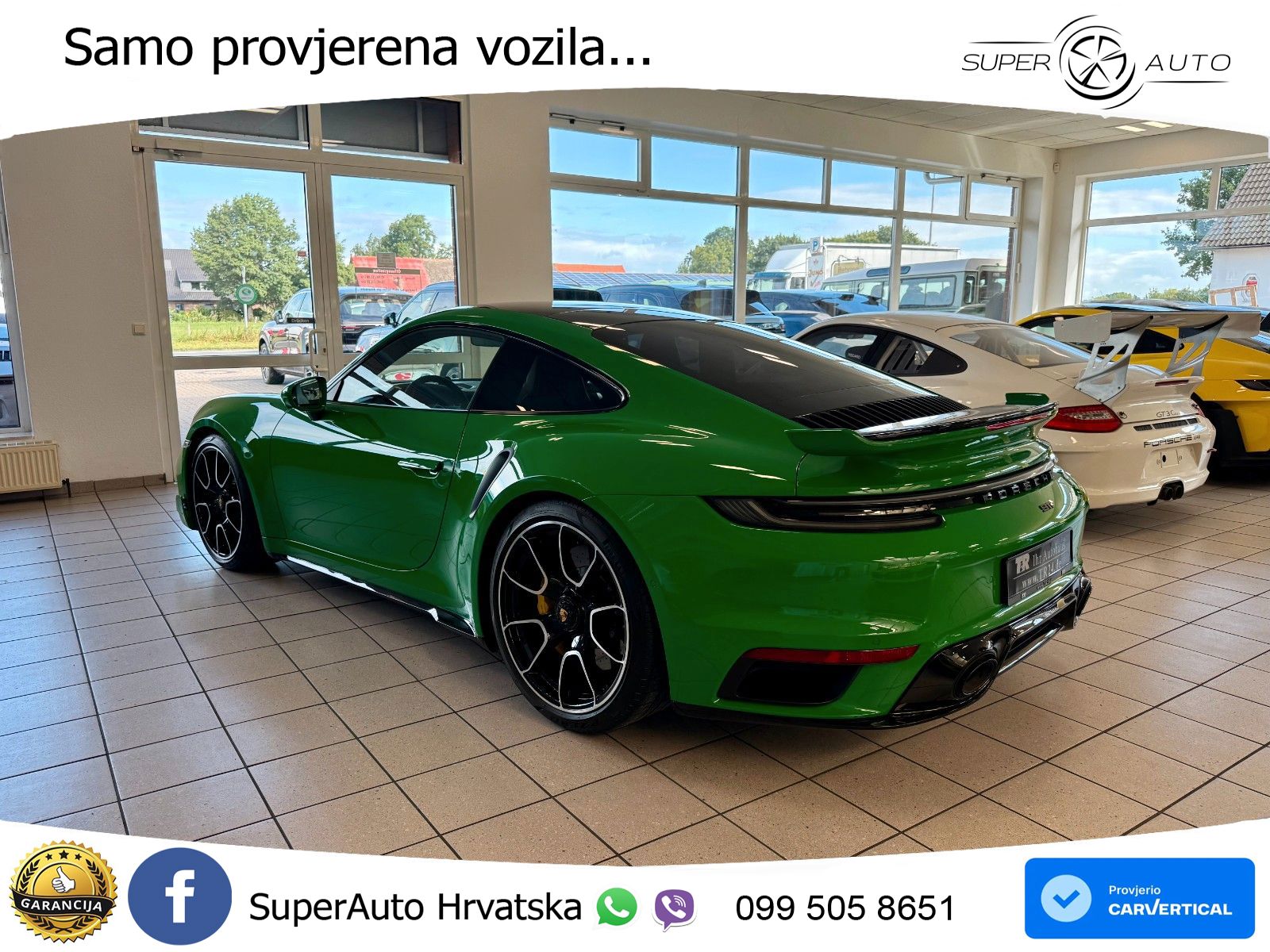 Porsche 911 Turbo S 3.8 (650 KS) PDK ZRAČNI+ACC+GR SJED+KAM+PANO