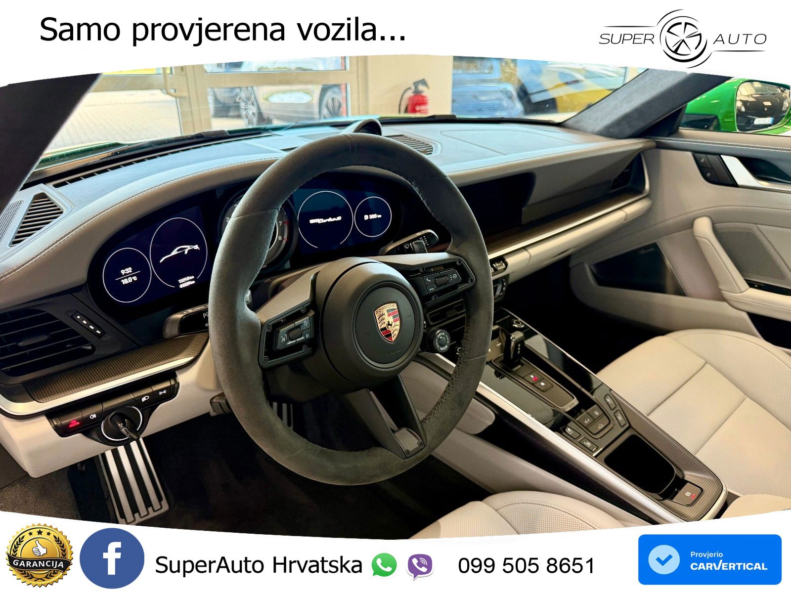 Porsche 911 Turbo S 3.8 (650 KS) PDK ZRAČNI+ACC+GR SJED+KAM+PANO