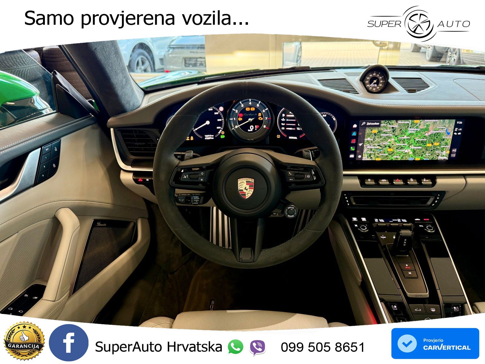 Porsche 911 Turbo S 3.8 (650 KS) PDK ZRAČNI+ACC+GR SJED+KAM+PANO