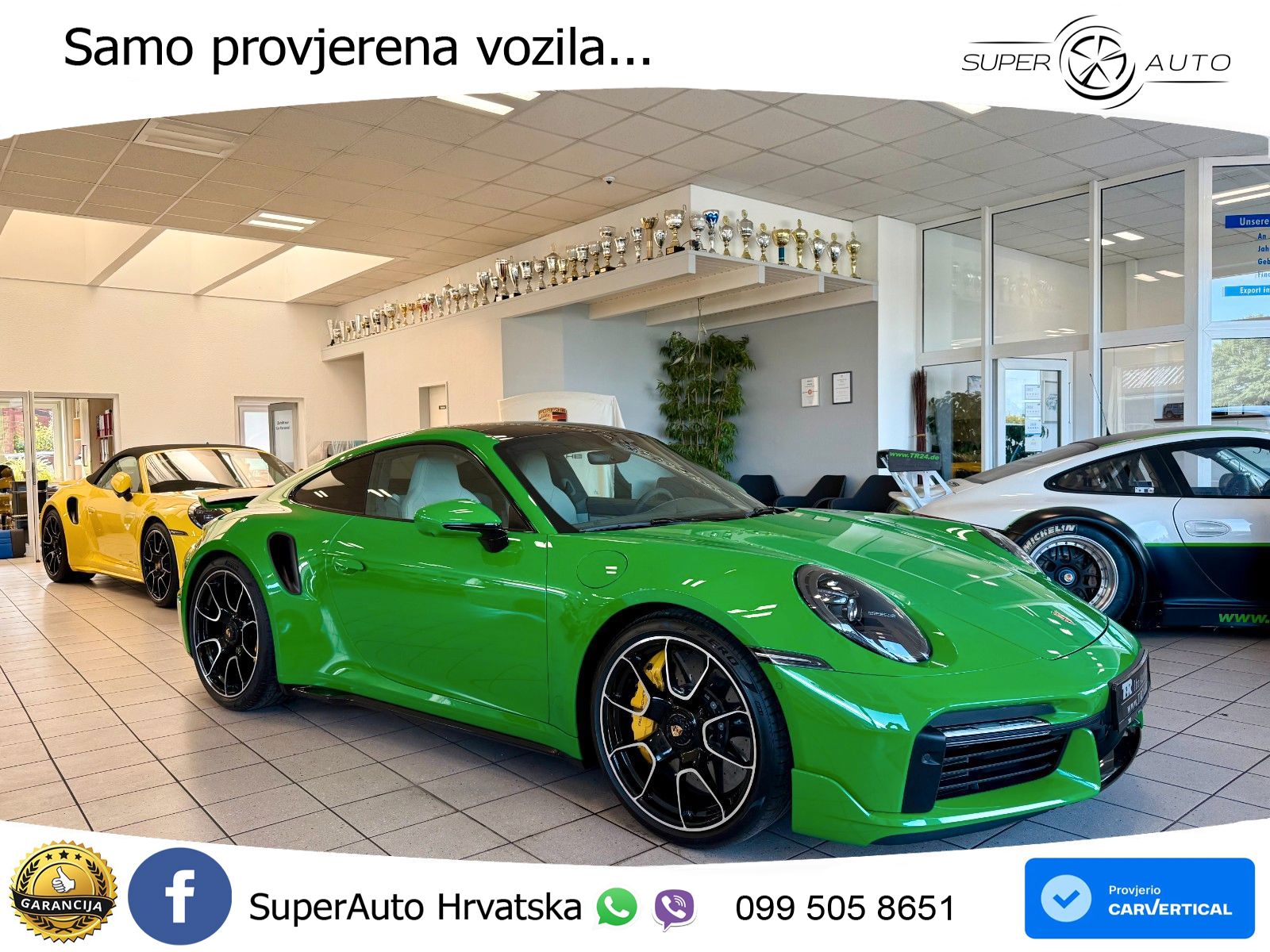 Porsche 911 Turbo S 3.8 (650 KS) PDK ZRAČNI+ACC+GR SJED+KAM+PANO