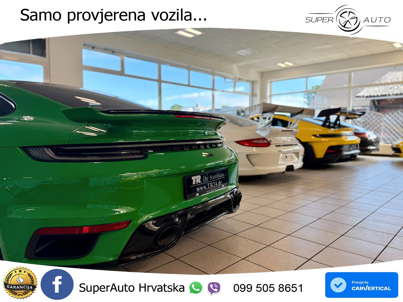 Porsche 911 Turbo S 3.8 (650 KS) PDK ZRAČNI+ACC+GR SJED+KAM+PANO