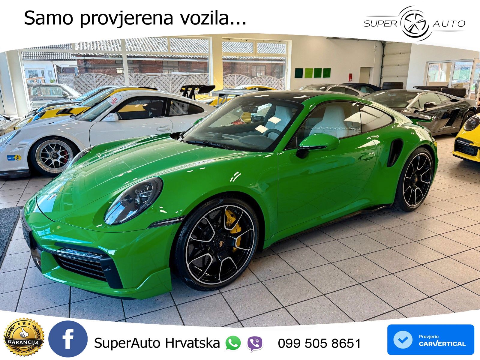 Porsche 911 Turbo S 3.8 (650 KS) PDK ZRAČNI+ACC+GR SJED+KAM+PANO