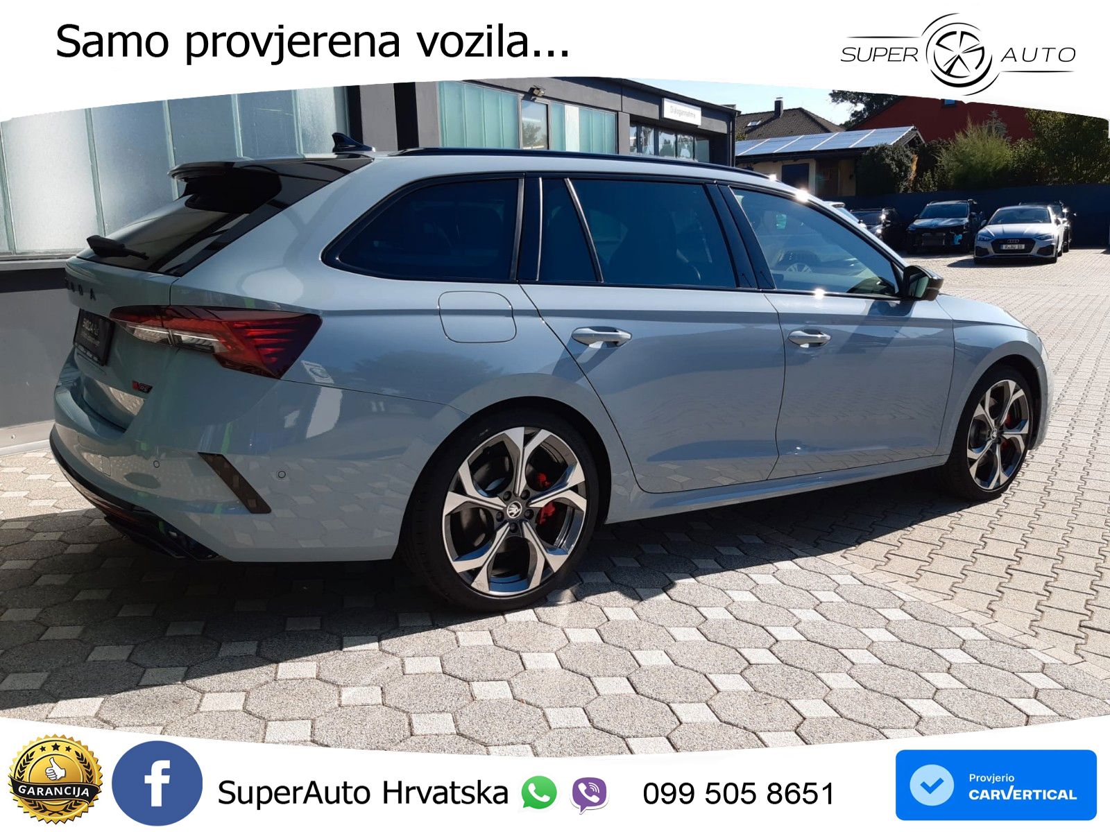 Škoda Octavia Combi RS 2.0 TSI (265 KS) DSG LED+GR SJED+ACC