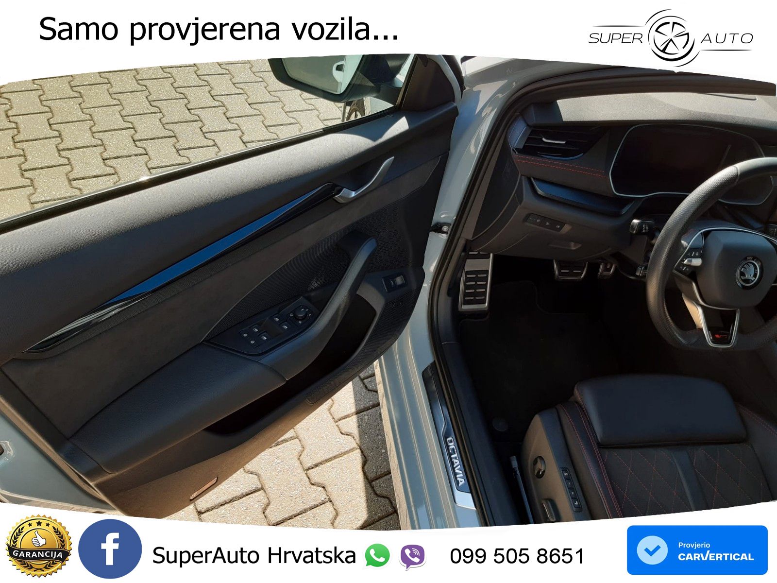 Škoda Octavia Combi RS 2.0 TSI (265 KS) DSG LED+GR SJED+ACC