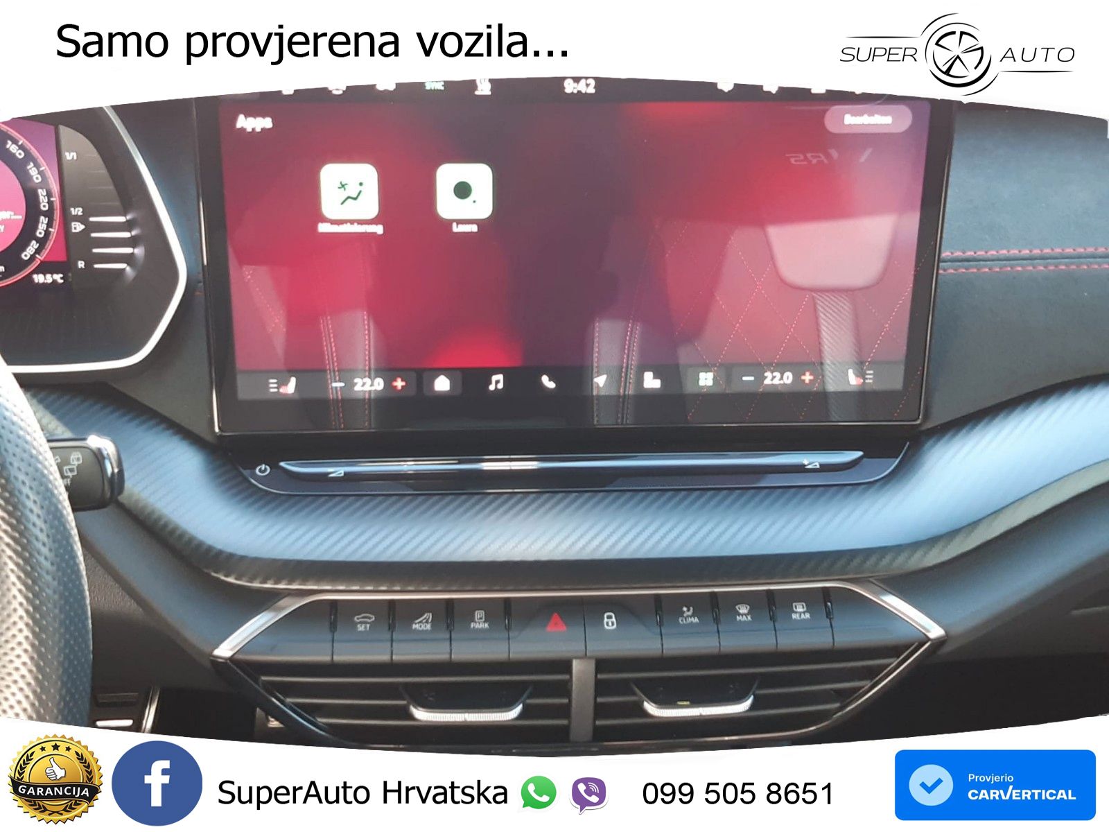 Škoda Octavia Combi RS 2.0 TSI (265 KS) DSG LED+GR SJED+ACC