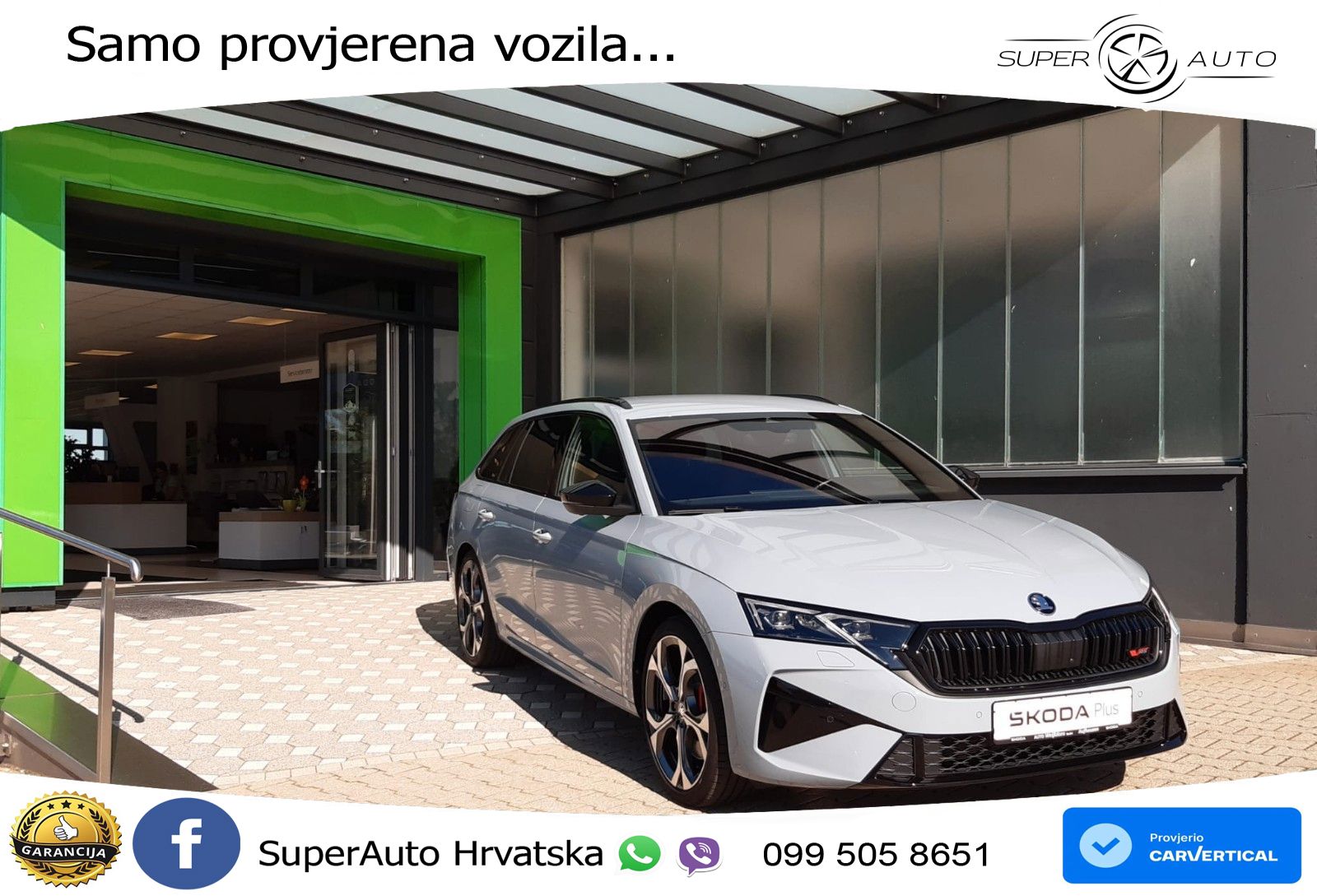 Škoda Octavia Combi RS 2.0 TSI (265 KS) DSG LED+GR SJED+ACC