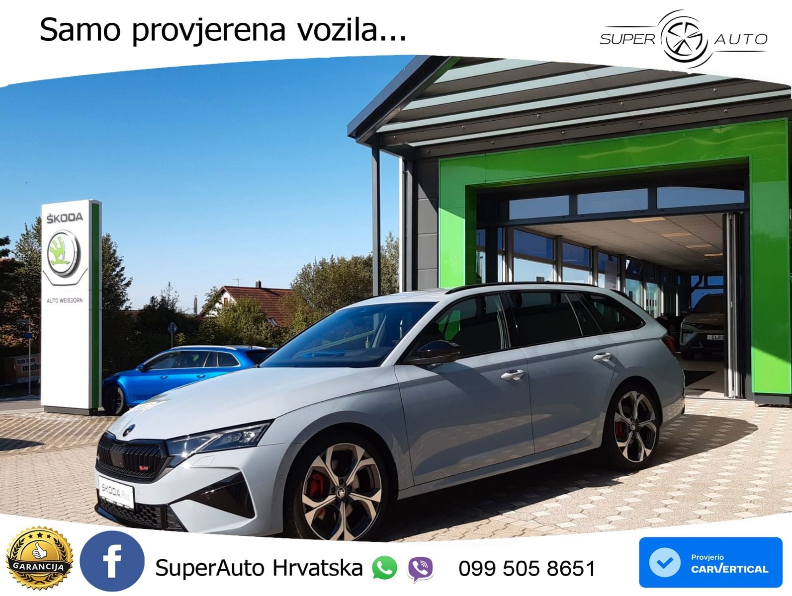 Škoda Octavia Combi RS 2.0 TSI (265 KS) DSG LED+GR SJED+ACC