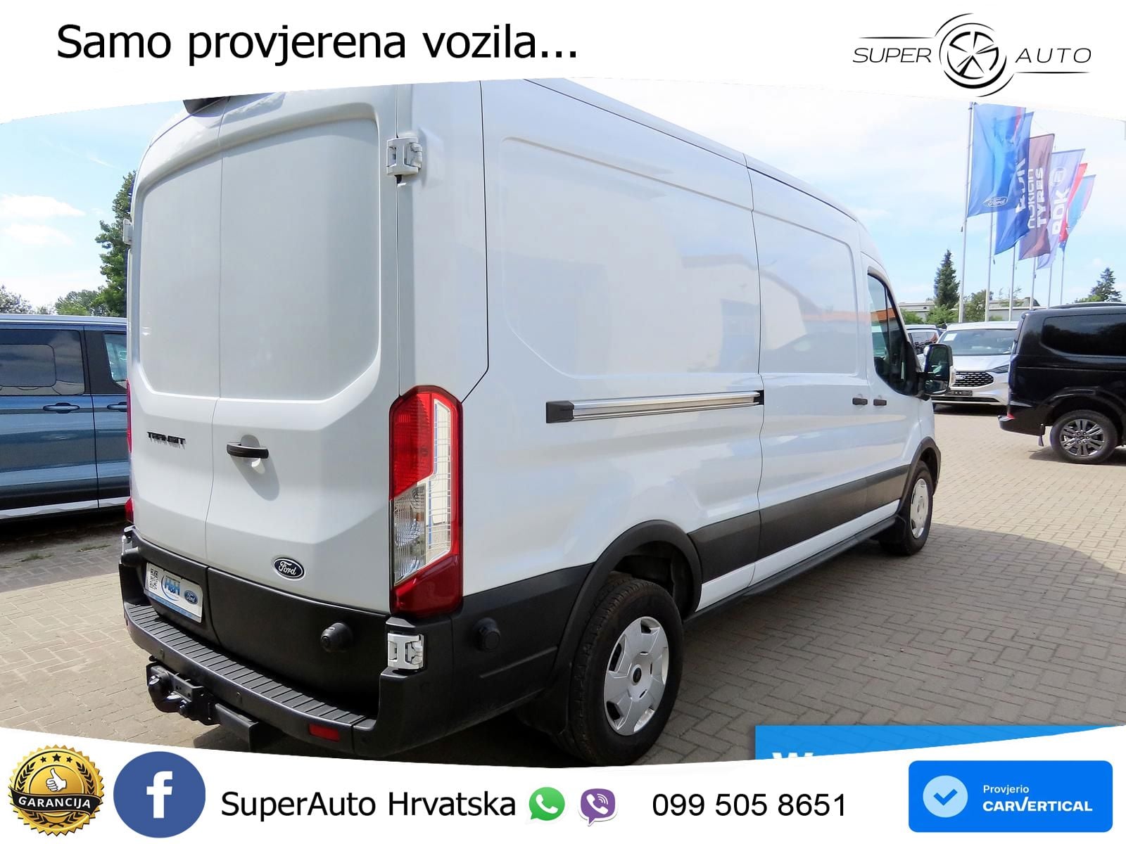 Ford Transit 2.0 350 L3H2 Trend AHK+ACC+360°Kam+Navi 131 KS