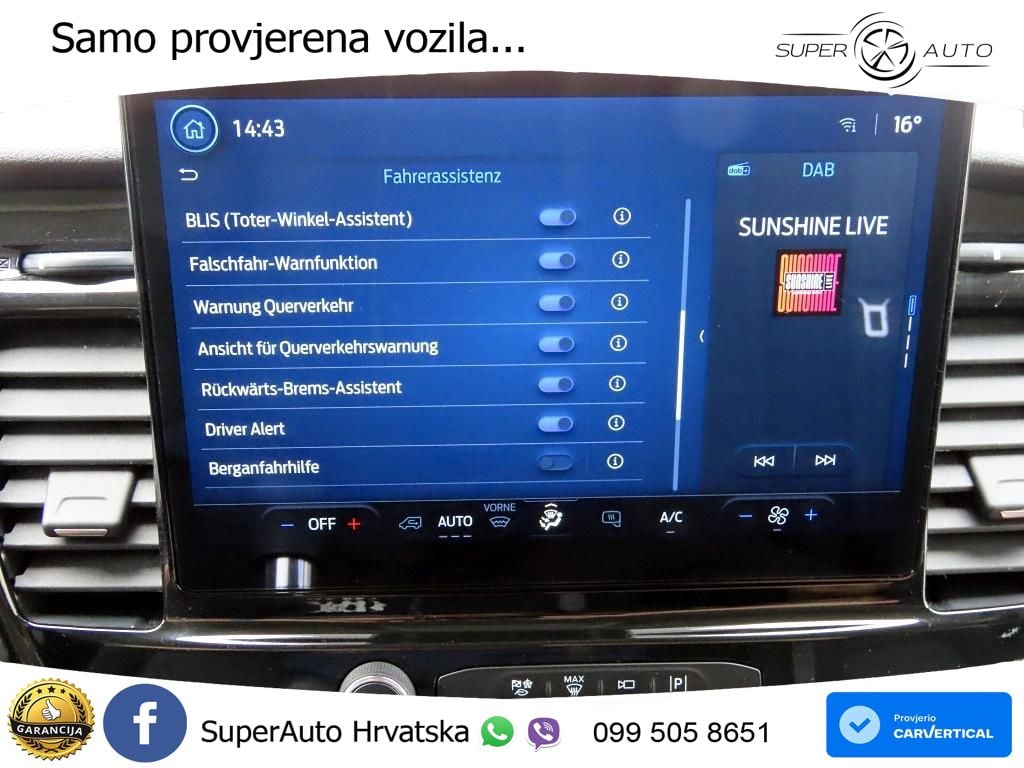 Ford Transit 2.0 350 L3H2 Trend AHK+ACC+360°Kam+Navi 131 KS