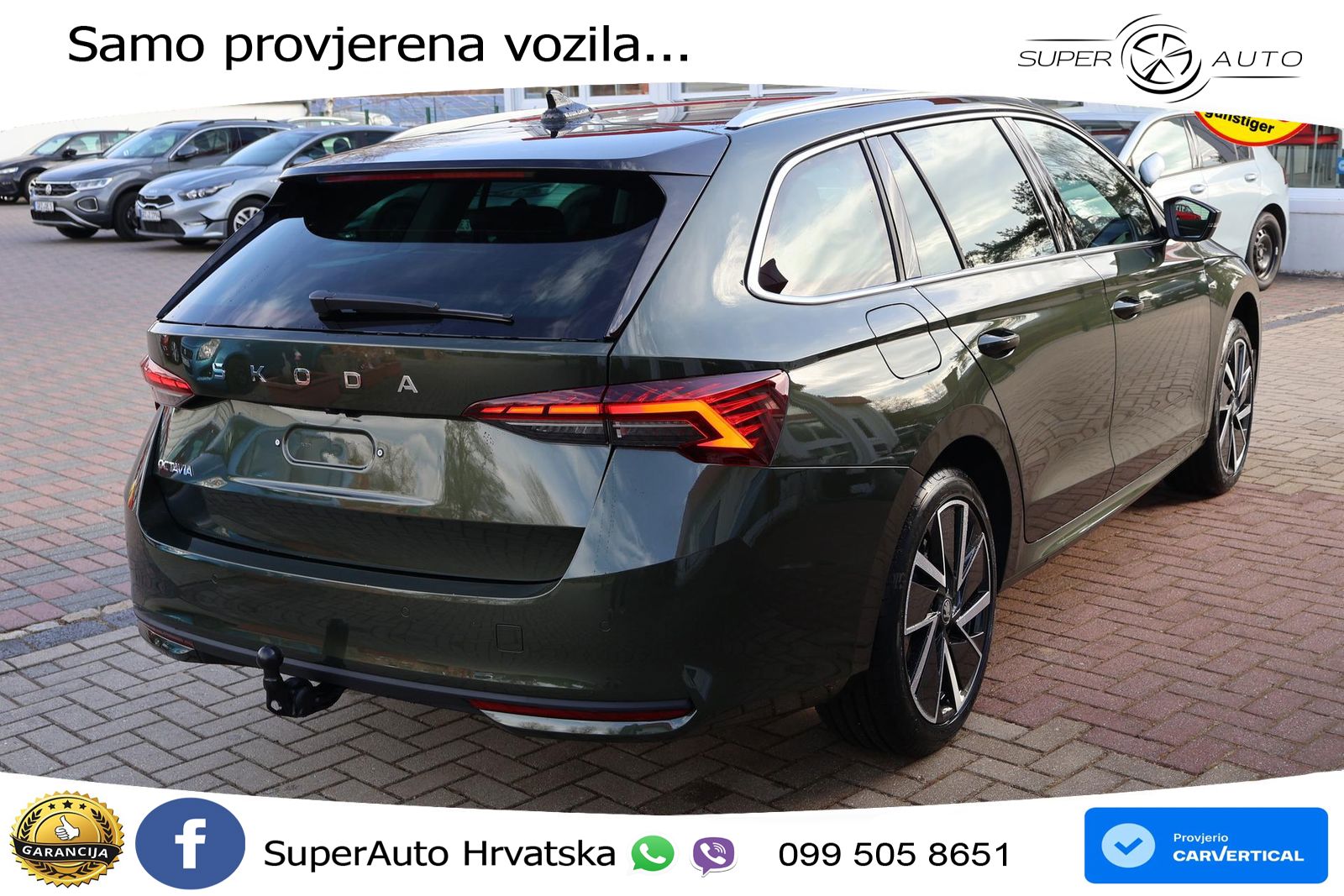 Škoda Octavia Combi 1.5 TSI (150 KS) LED+GR SJED+ACC