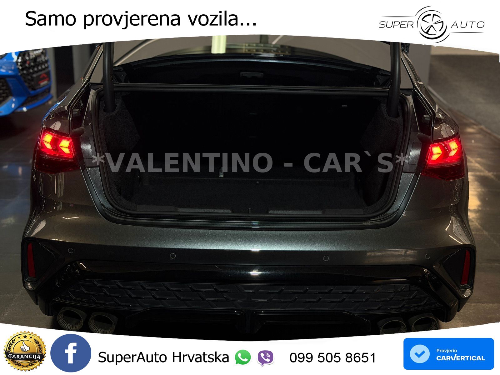 Audi S3 Limuzina 2.0 TFSI (333 KS) quattro S tronic MATRIX+GR SJED+KAM