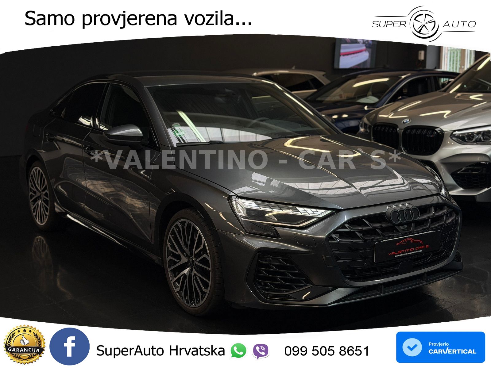 Audi S3 Limuzina 2.0 TFSI (333 KS) quattro S tronic MATRIX+GR SJED+KAM