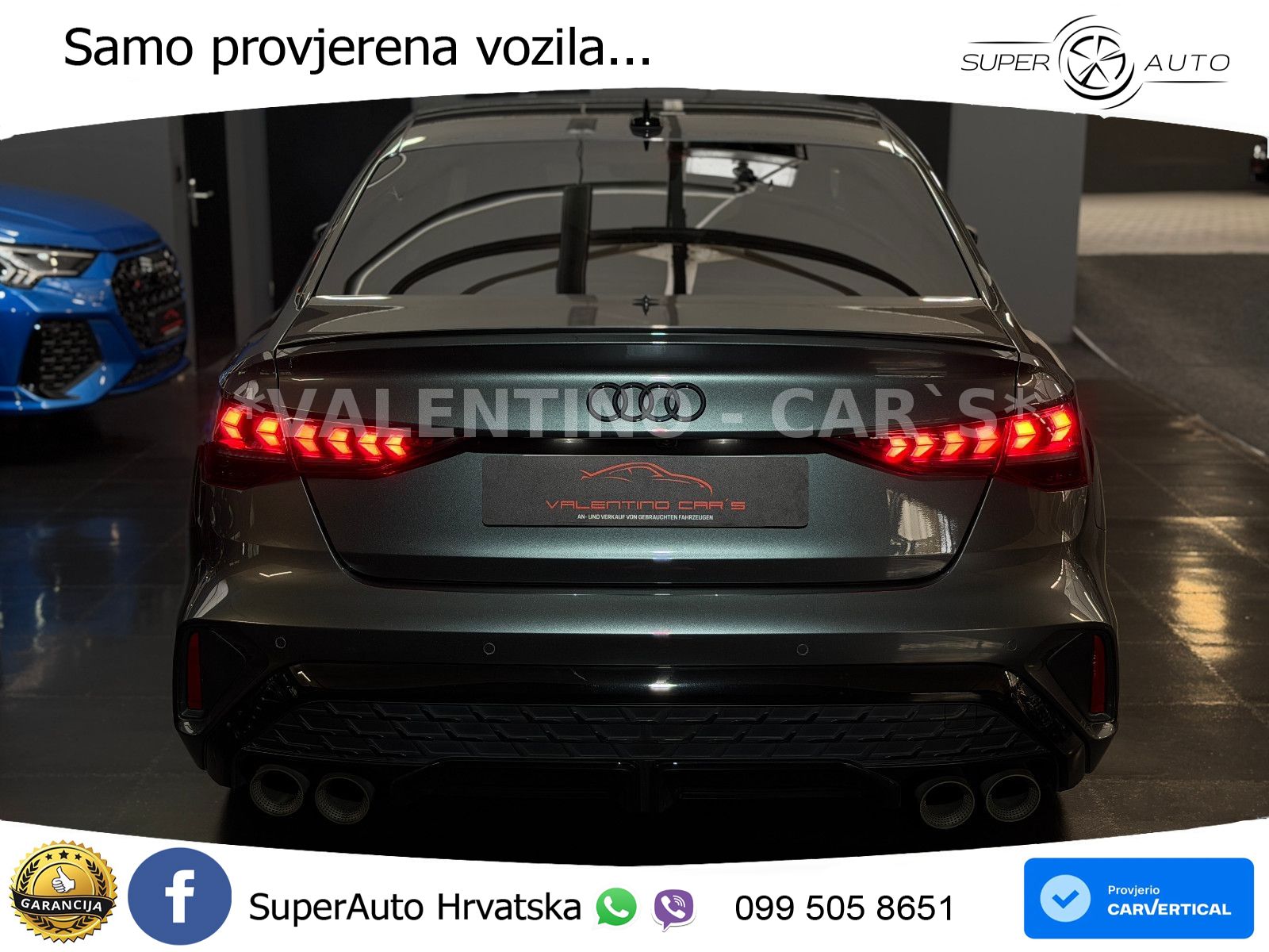 Audi S3 Limuzina 2.0 TFSI (333 KS) quattro S tronic MATRIX+GR SJED+KAM