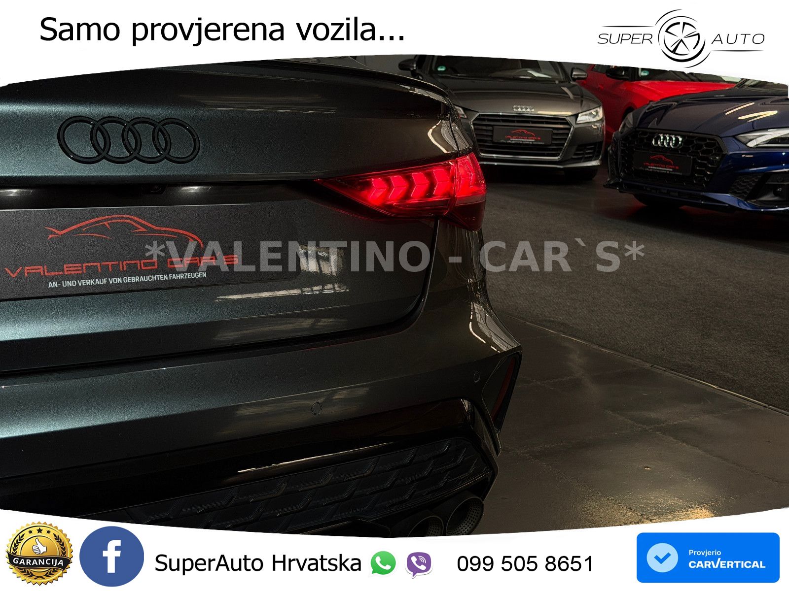 Audi S3 Limuzina 2.0 TFSI (333 KS) quattro S tronic MATRIX+GR SJED+KAM