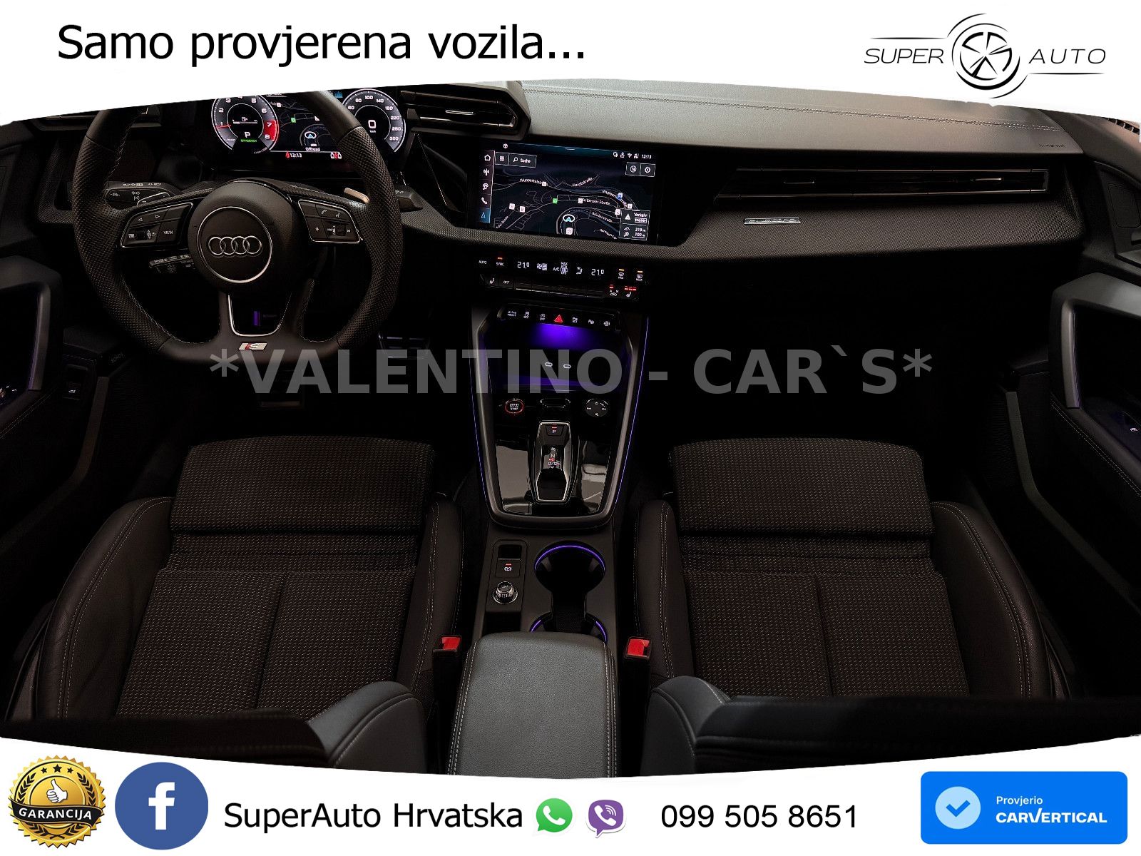 Audi S3 Limuzina 2.0 TFSI (333 KS) quattro S tronic MATRIX+GR SJED+KAM