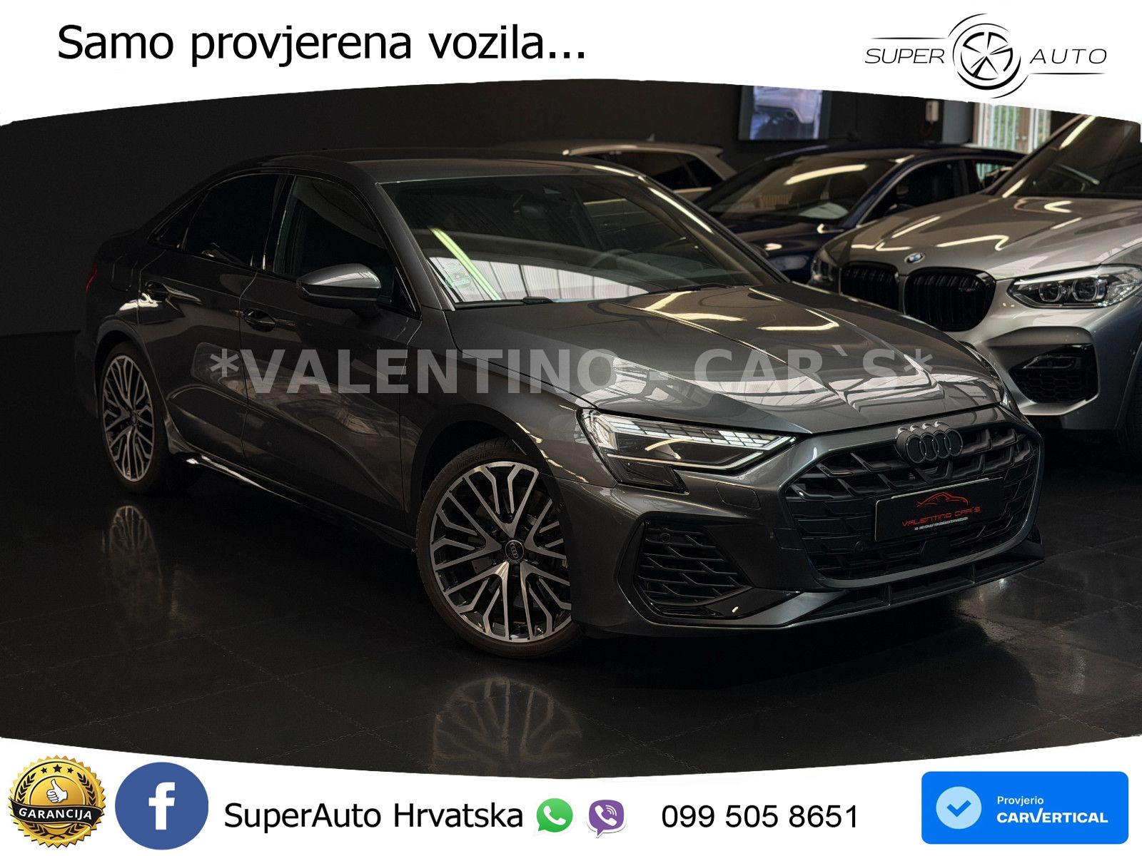 Audi S3 Limuzina 2.0 TFSI (333 KS) quattro S tronic MATRIX+GR SJED+KAM