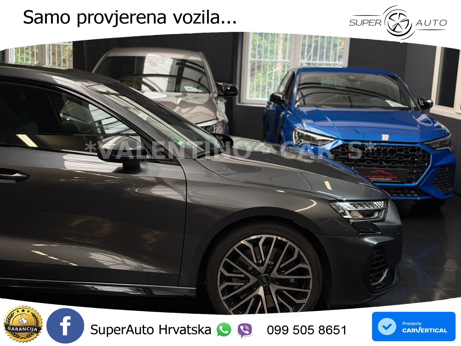 Audi S3 Limuzina 2.0 TFSI (333 KS) quattro S tronic MATRIX+GR SJED+KAM