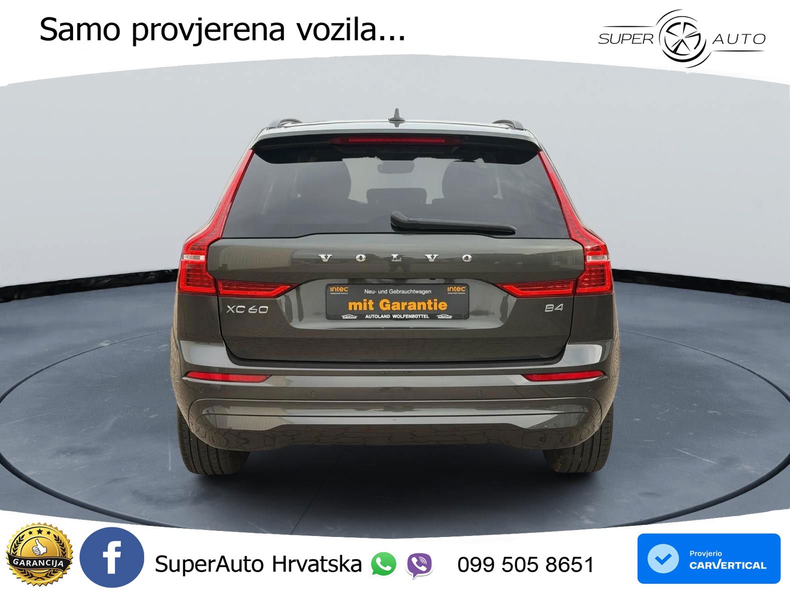 Volvo XC60 B4 Diesel FWD Geartronic LED+GR SJED+ACC