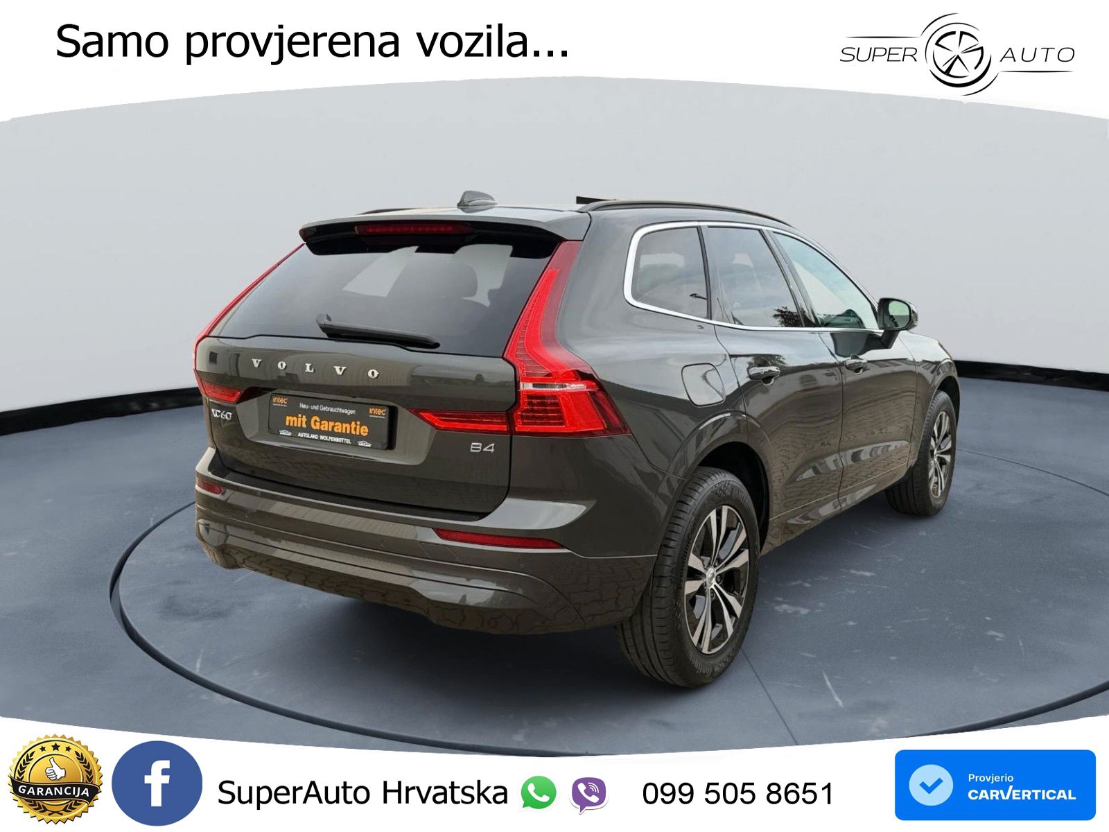 Volvo XC60 B4 Diesel FWD Geartronic LED+GR SJED+ACC