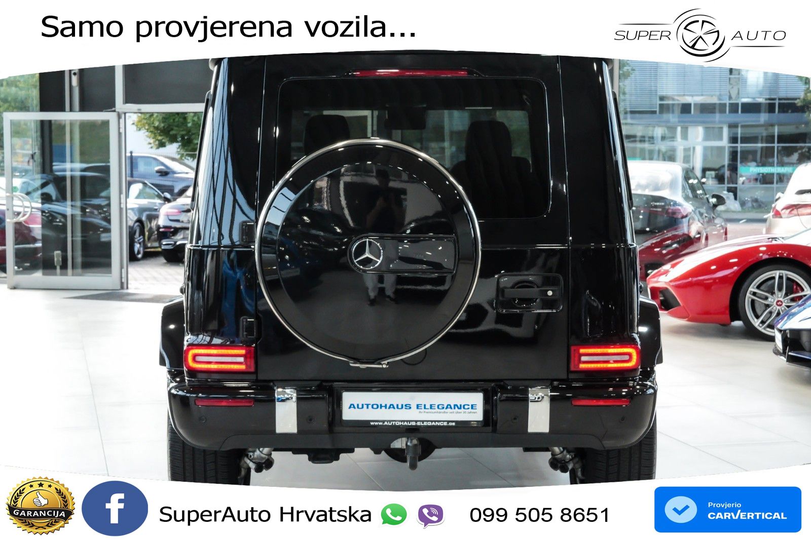 Mercedes G 500 Long V8 (422 KS) 4MATIC 9G-TRONIC Exclusive LED+GR SJED+ACC