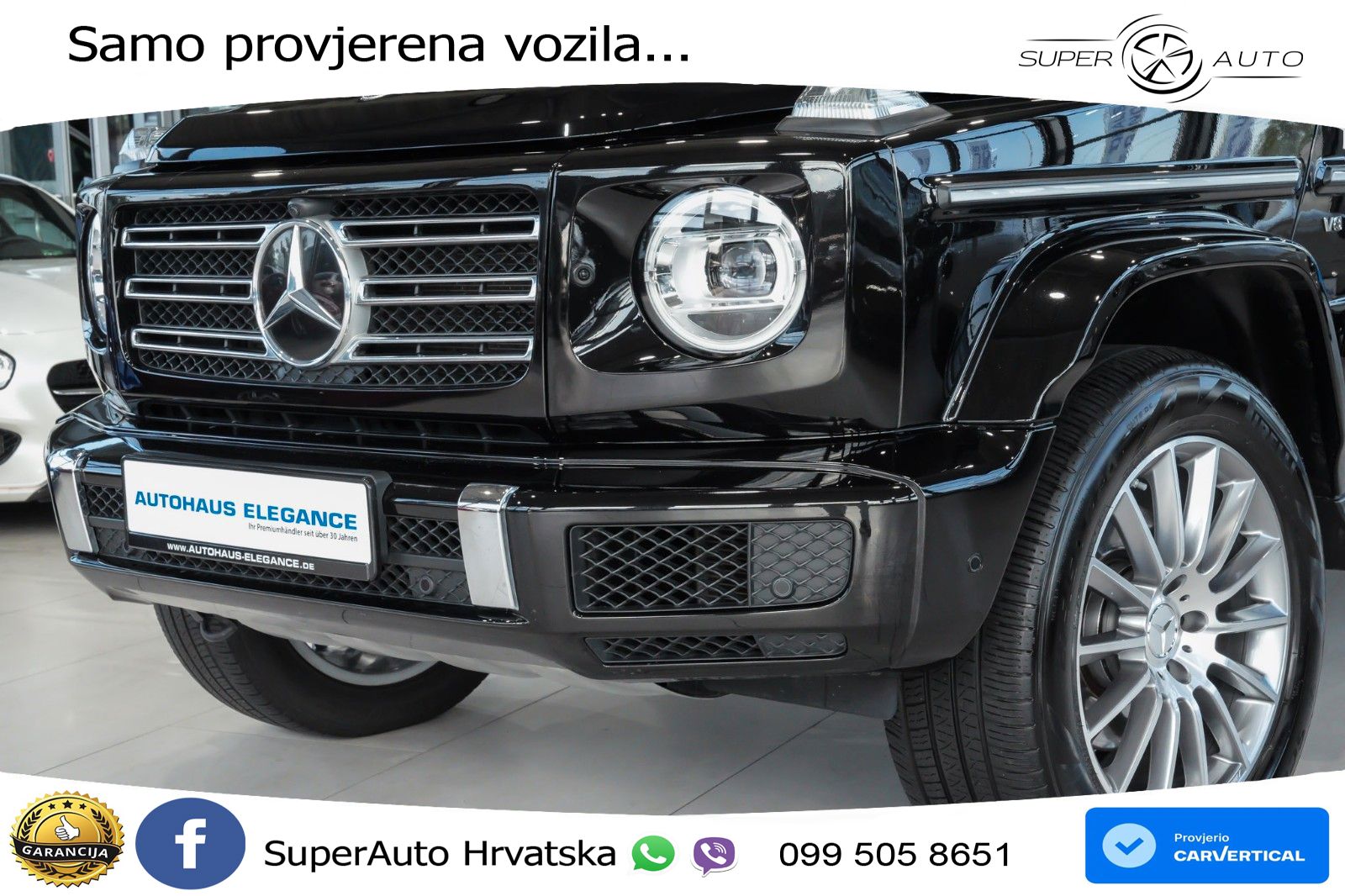 Mercedes G 500 Long V8 (422 KS) 4MATIC 9G-TRONIC Exclusive LED+GR SJED+ACC