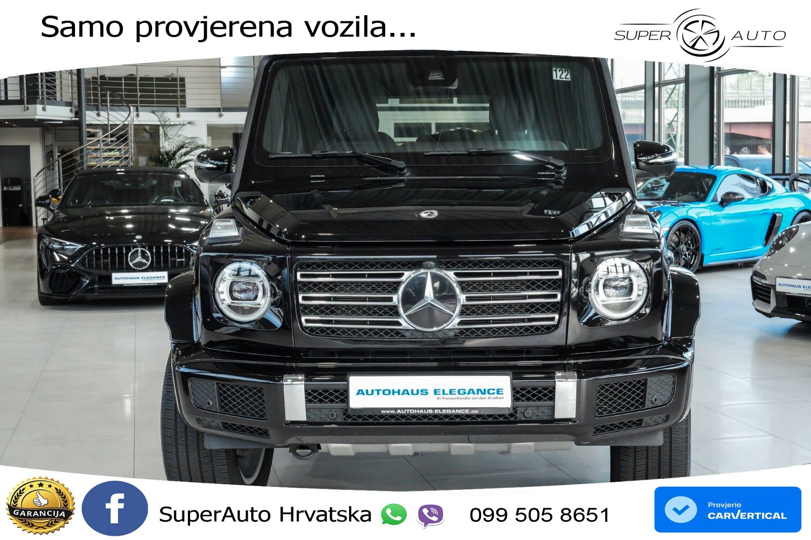 Mercedes G 500 Long V8 (422 KS) 4MATIC 9G-TRONIC Exclusive LED+GR SJED+ACC