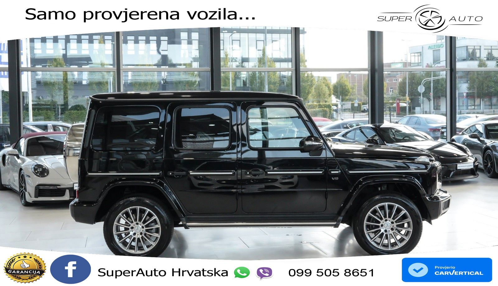 Mercedes G 500 Long V8 (422 KS) 4MATIC 9G-TRONIC Exclusive LED+GR SJED+ACC