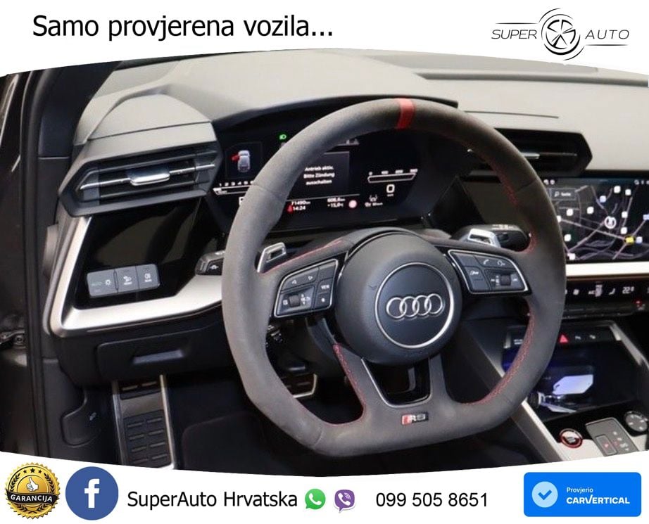 Audi RS3 Sedan 2.5 TFSI (400 KS) quattro S tronic LED+GR SJED+ACC