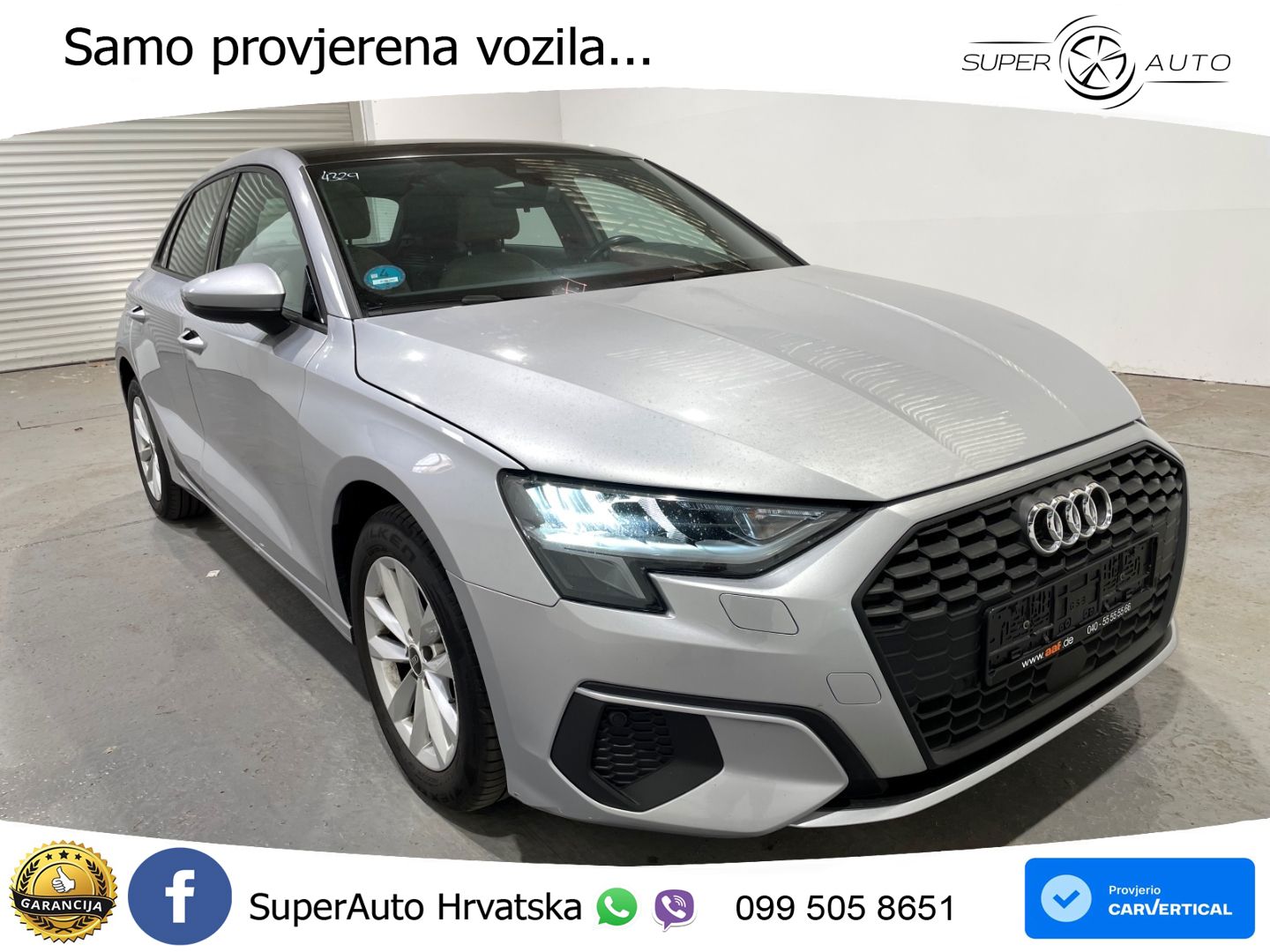 Audi A3 30 TDI (116 KS) LED+GR SJED+ACC