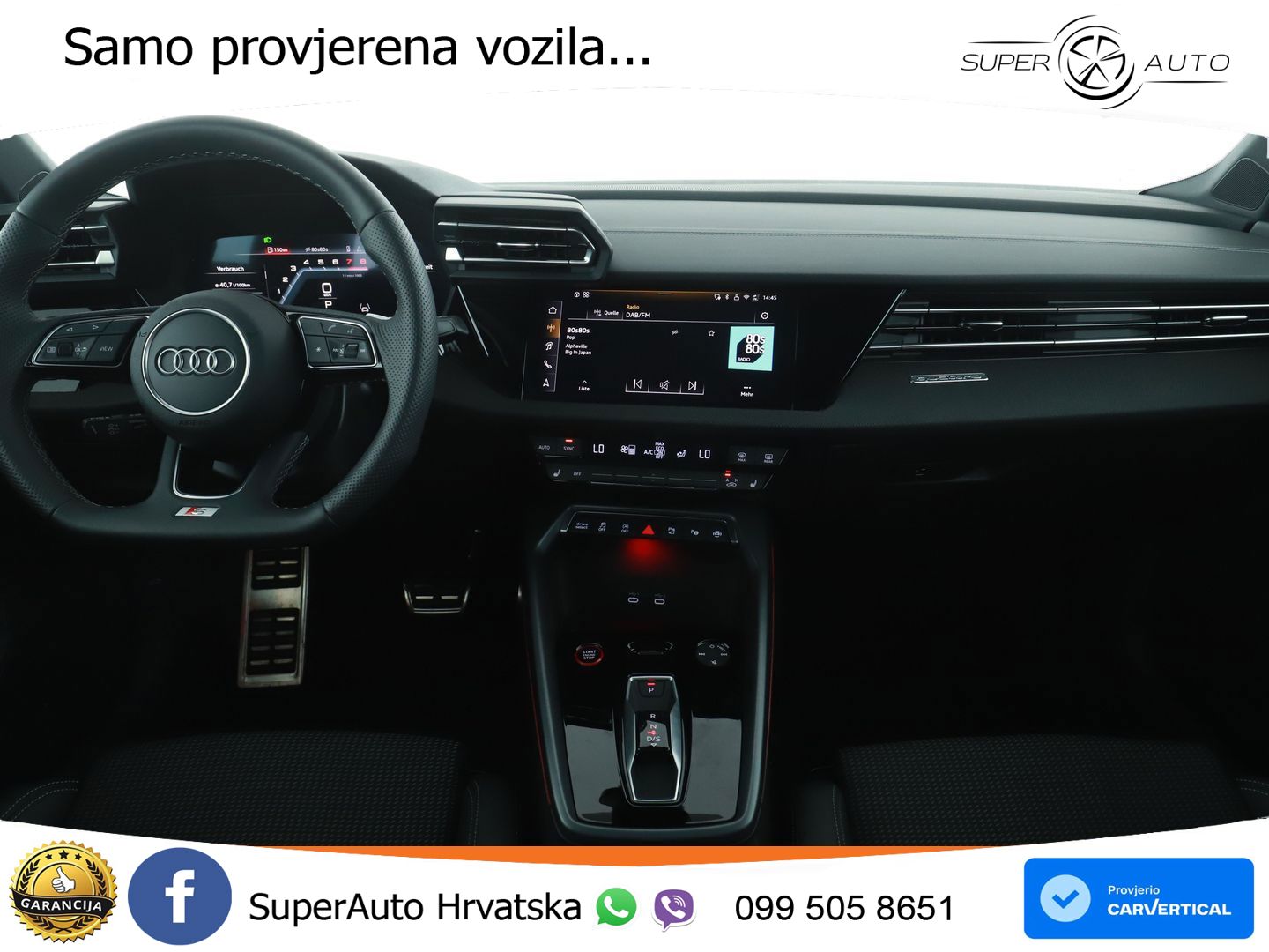 Audi S3 2.0 TFSI (333 KS) quattro S tronic LED+GR SJED+ACC