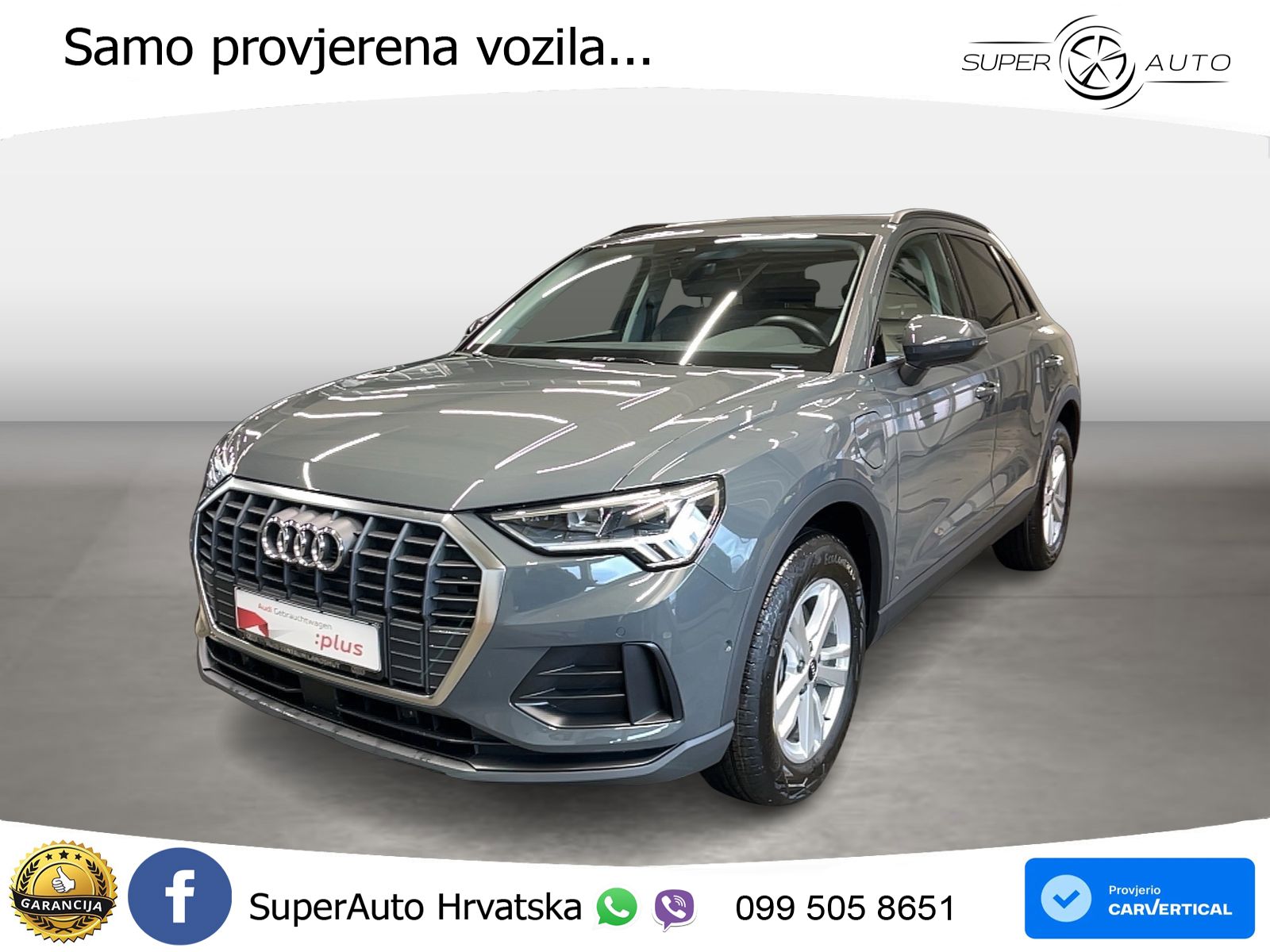 Audi Q3 45 TFSIe (245 KS) S tronic LED+GR SJED+ACC