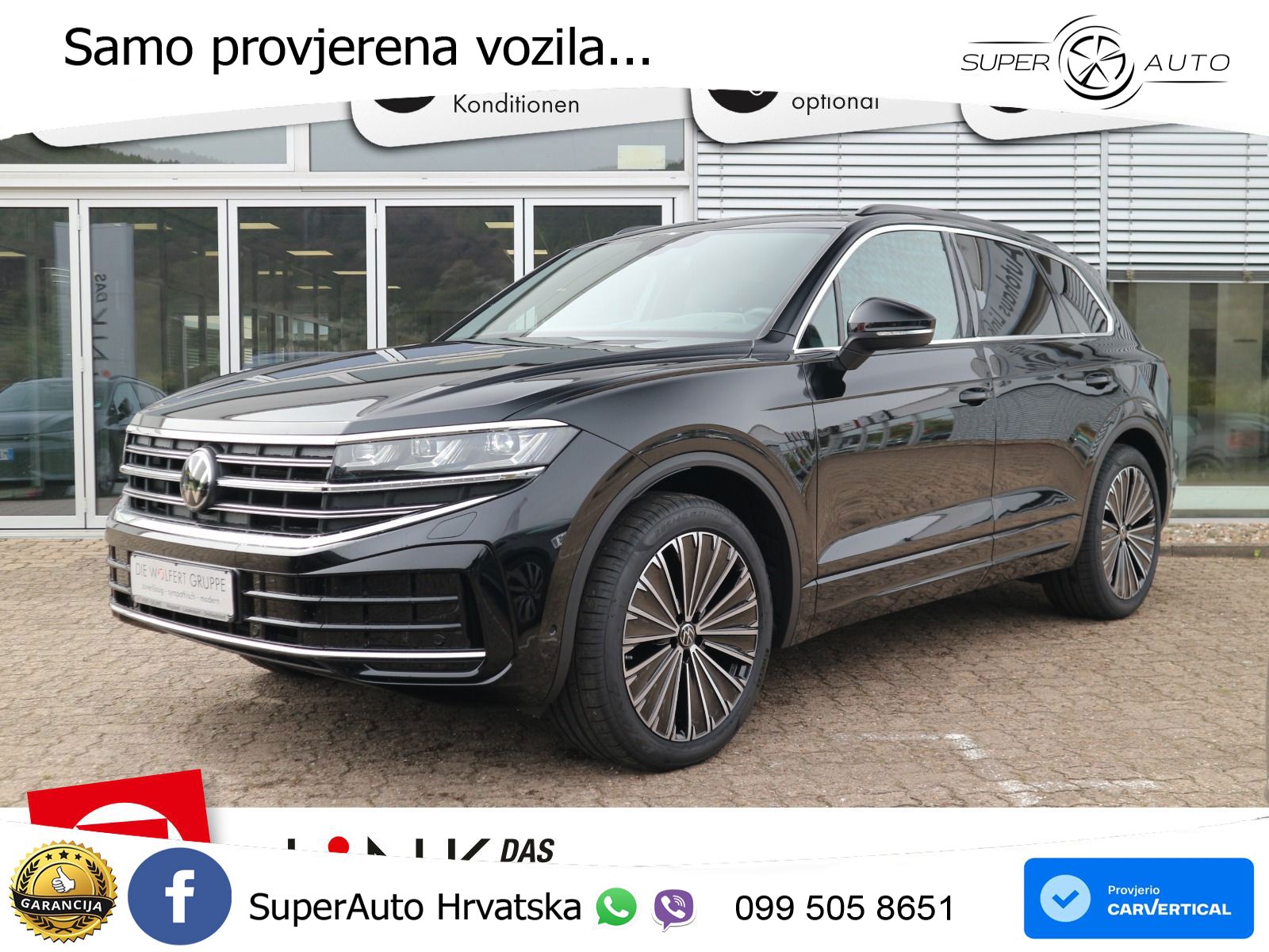 Volkswagen Touareg 3.0 V6 TDI (286 KS) 4MOTION Tiptronic ZRAČNI+ACC+GR SJED+KAM+PANO