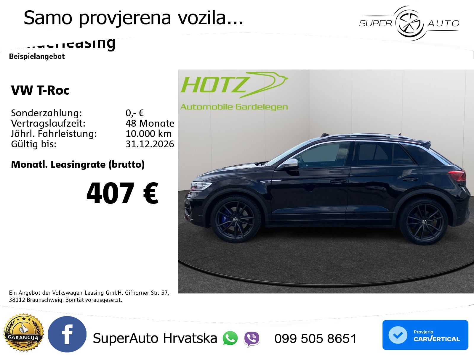Volkswagen T-Roc I R 2.0 TSI (300 KS) OPF 4M DSG LED+GR SJED+ACC