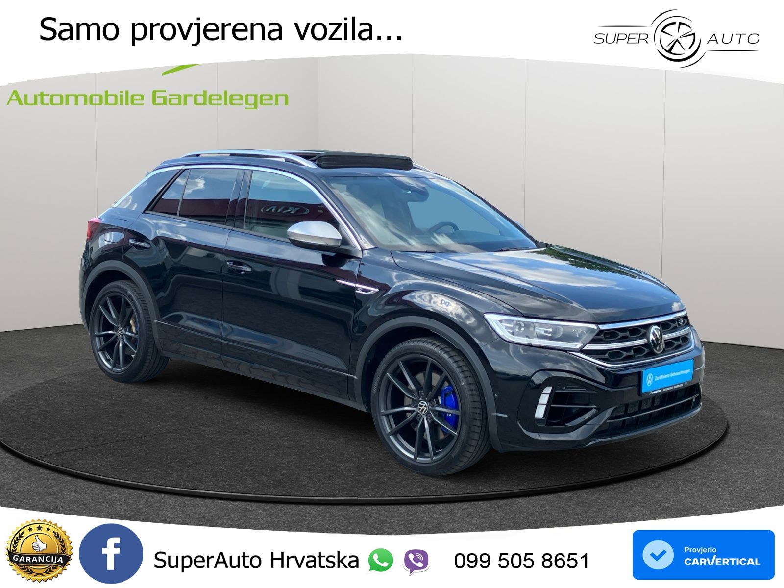 Volkswagen T-Roc I R 2.0 TSI (300 KS) OPF 4M DSG LED+GR SJED+ACC