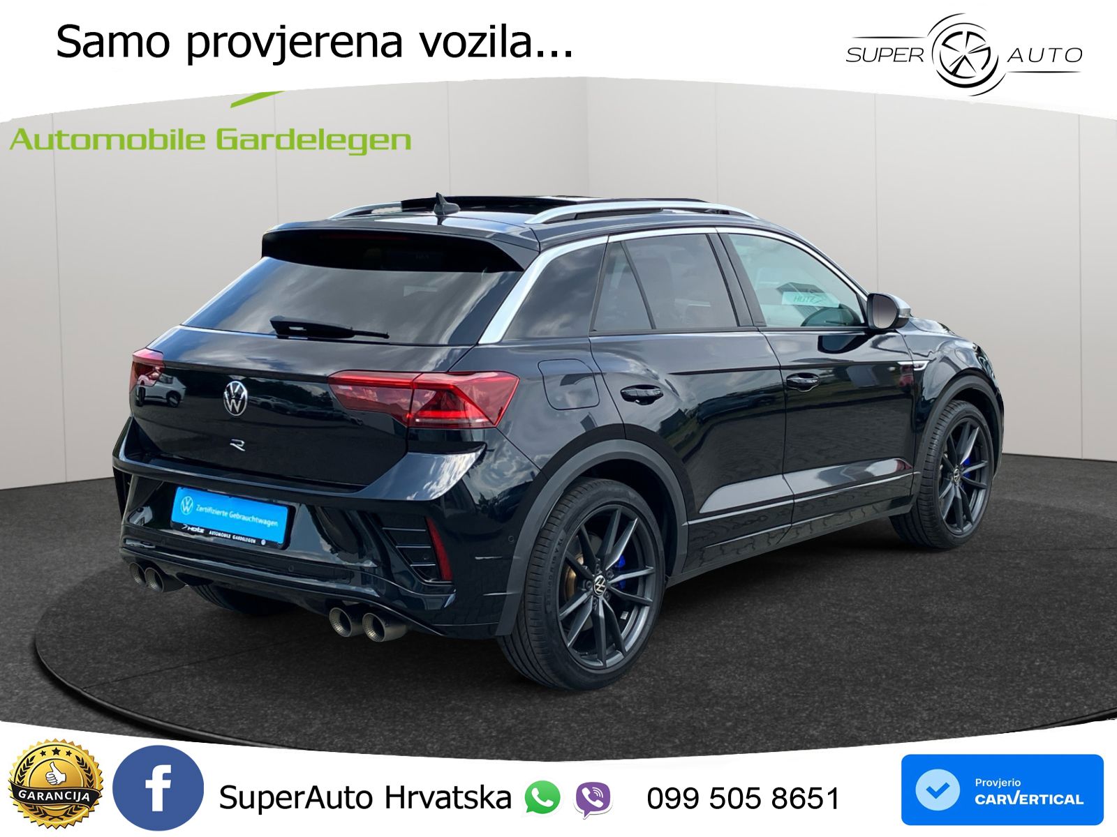 Volkswagen T-Roc I R 2.0 TSI (300 KS) OPF 4M DSG LED+GR SJED+ACC