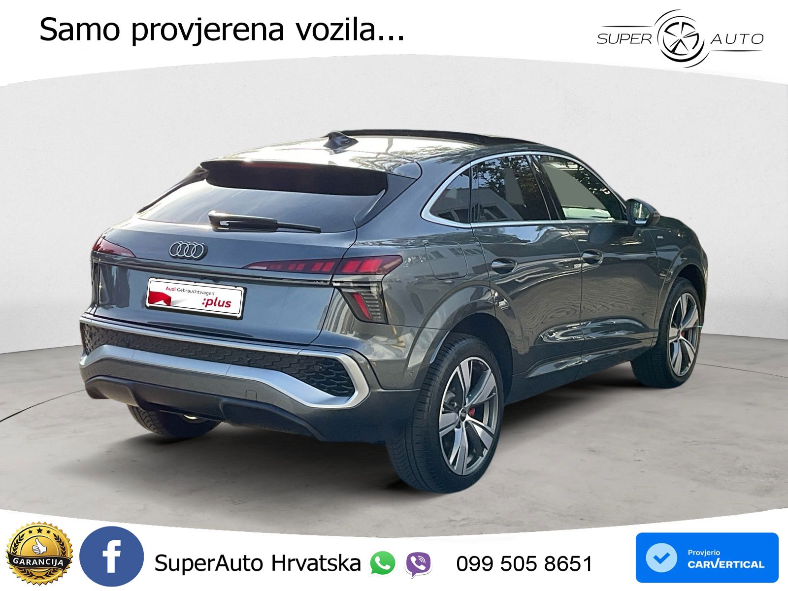 Audi Q3 Sportback 1.5 TFSIe (272 KS) S tronic 2x S line LED+GR SJED+ACC