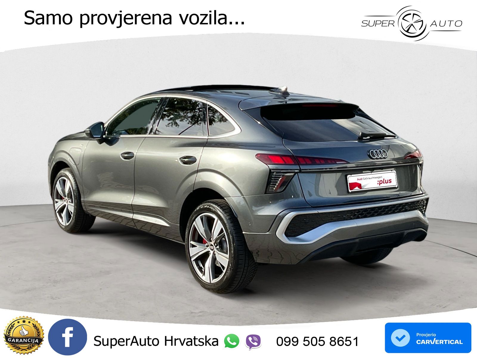 Audi Q3 Sportback 1.5 TFSIe (272 KS) S tronic 2x S line LED+GR SJED+ACC